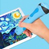 Creality Kids 3D Pen Low Temperature Child Safe Free 6 Roll Filament - Hijau